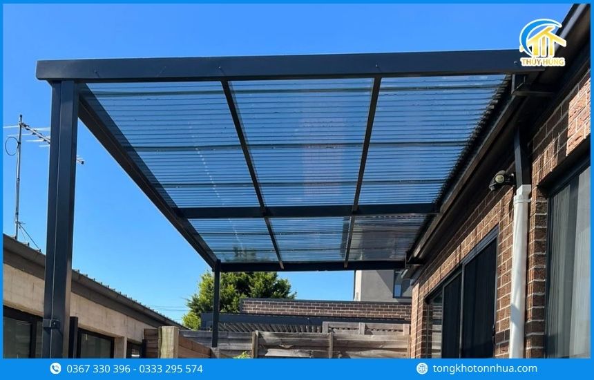 Ứng dụng thực tế của tôn nhựa Phường Tân Hoà