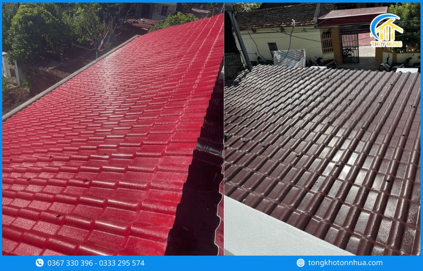 Ứng dụng tôn nhựa tại Phường Bình Đông