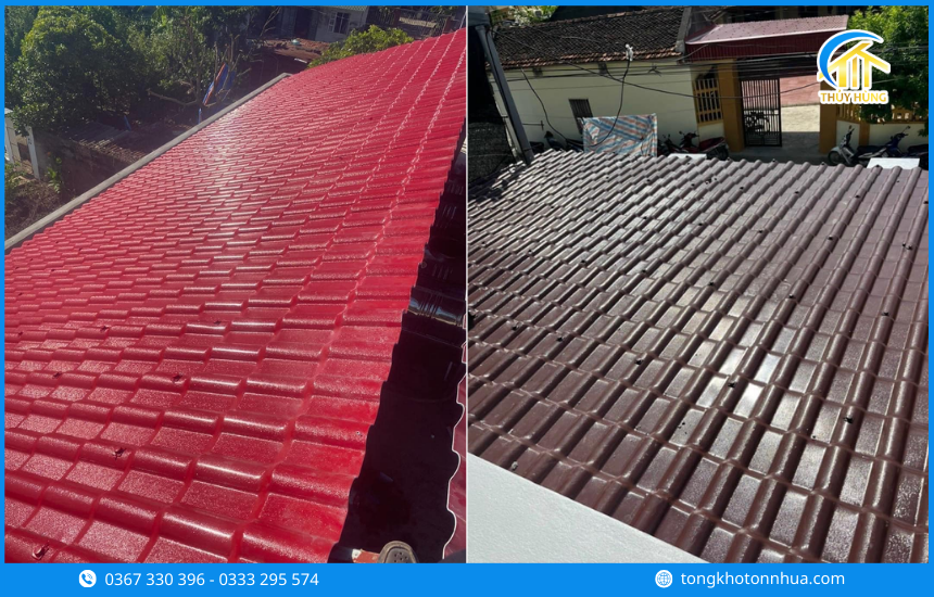 Ứng dụng tôn nhựa tại Phường Phú Thọ