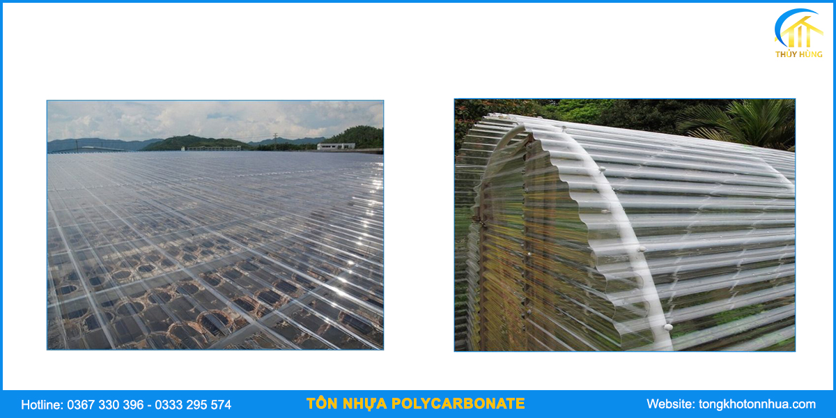 Ứng dụng của tôn nhựa poly