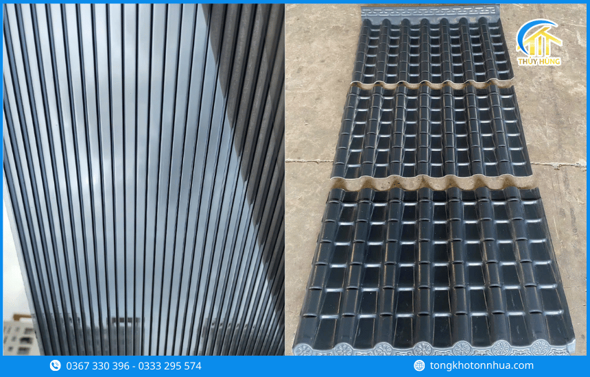 Ứng dụng tôn nhựa tại Phường Vườn Lài