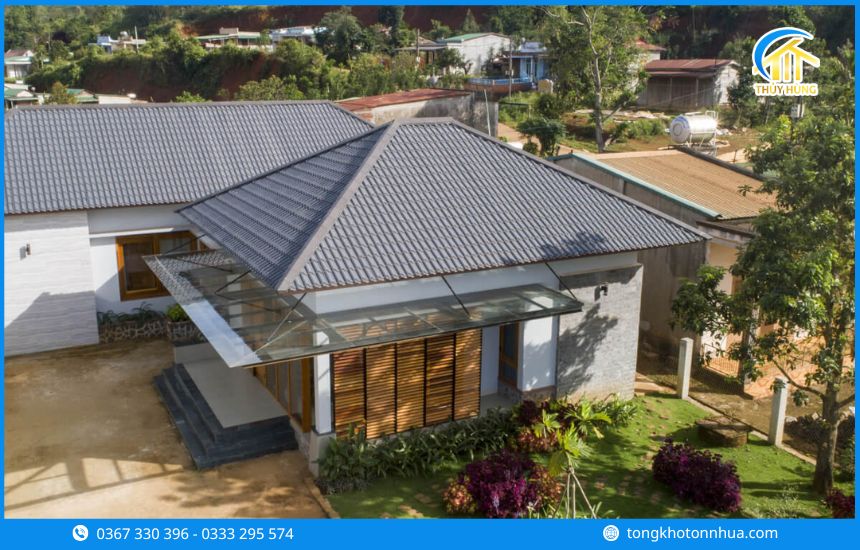 Xu hướng sử dụng vật liệu mái lợp bền màu trong xây dựng hiện đại